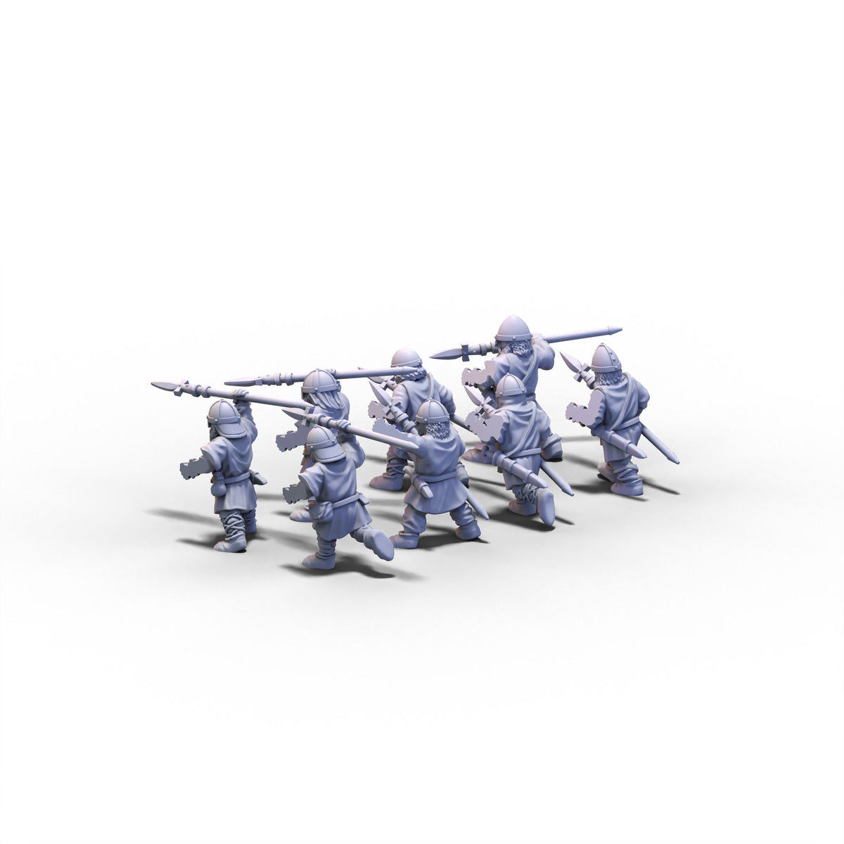 Anglo-Saxons | Warriors with Spears | 15mm/28mm miniatures