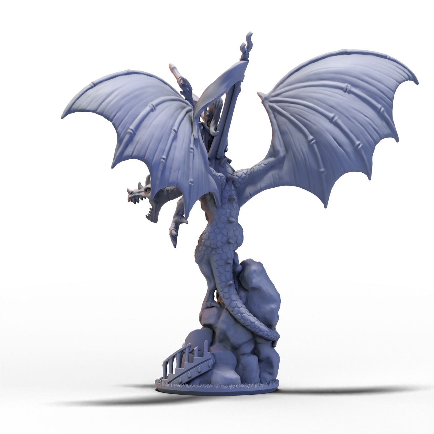 Aurethil Court | Dragon with Hero | 10mm/15mm