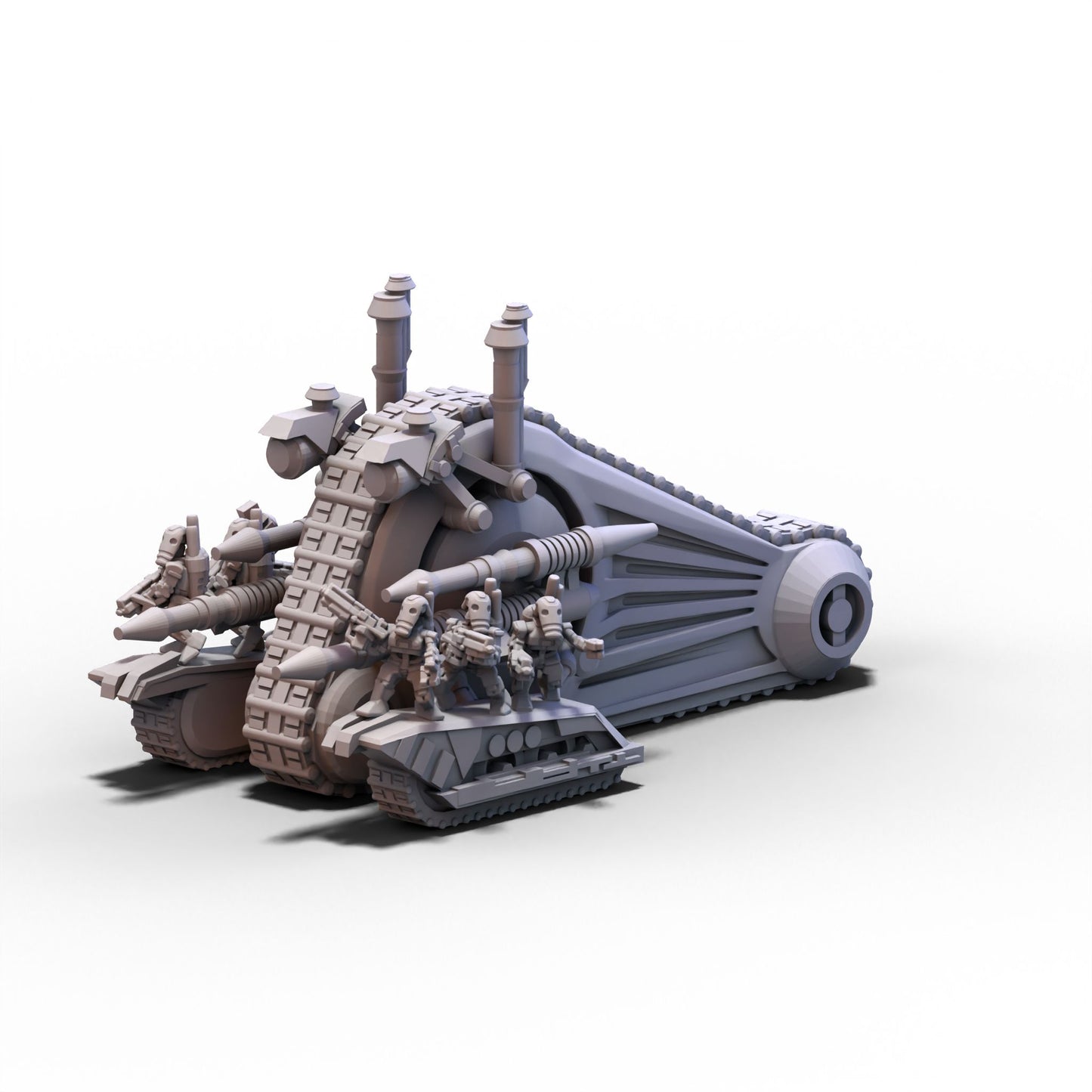 GMO Wars | Confederate APC MK1 with Crew | 6mm