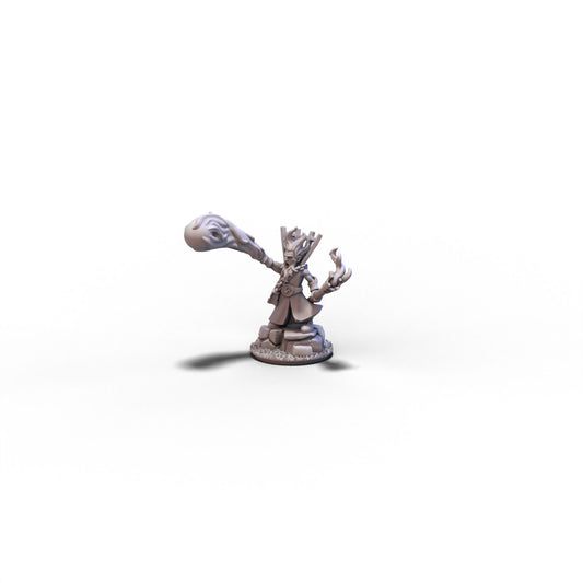 Empire | Fire Wizard on Rock | 10mm/15mm