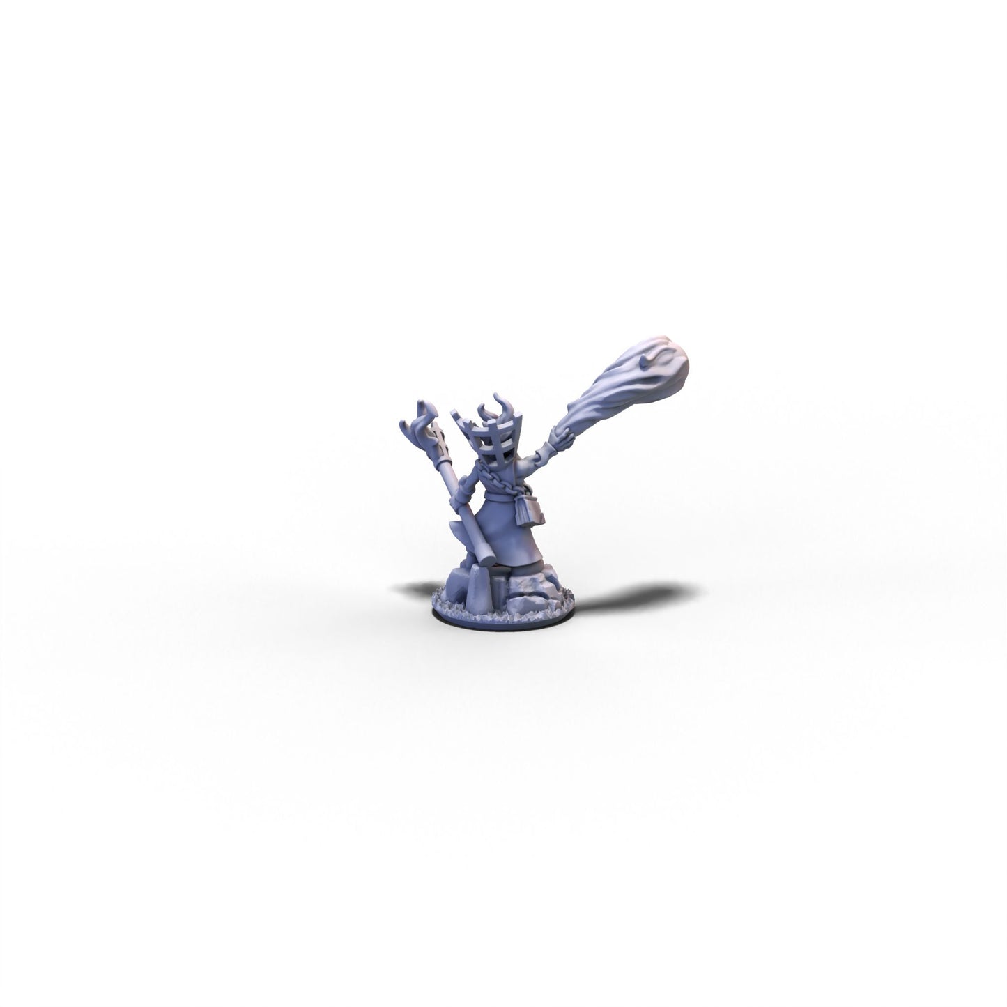 Empire | Fire Wizard on Rock | 10mm/15mm