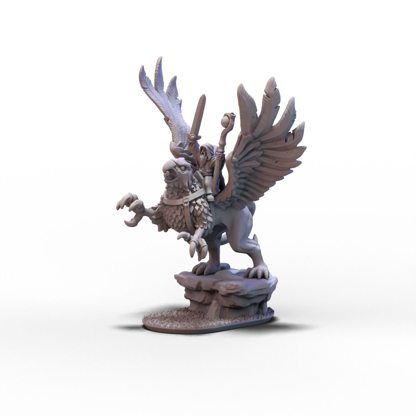 Empire | Griffon with Wizard | 10mm/15mm