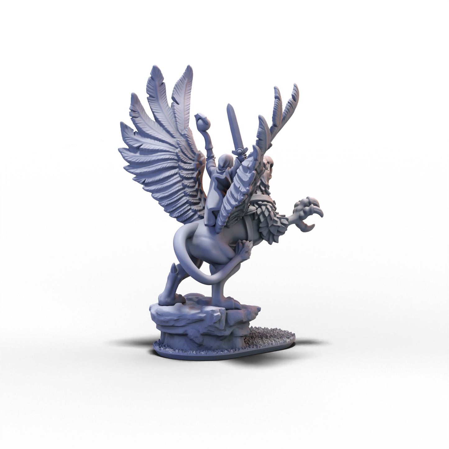 Empire | Griffon with Wizard | 10mm/15mm