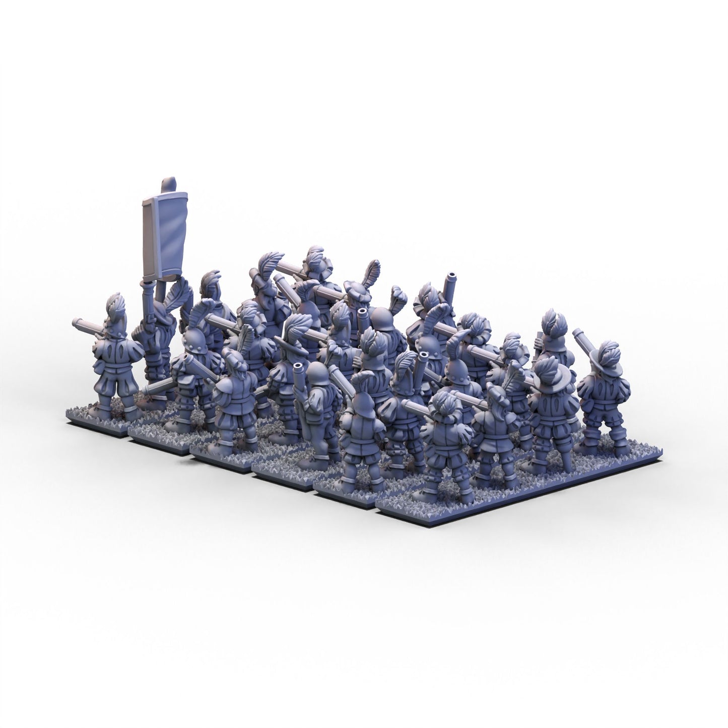 Empire | Musketeers Unit 1 (Banner 1) | 10mm/15mm