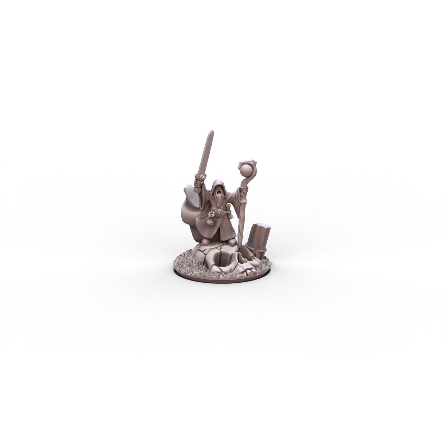 Empire | Wizard with Staff and Sword (no magic) | 10mm/15mm