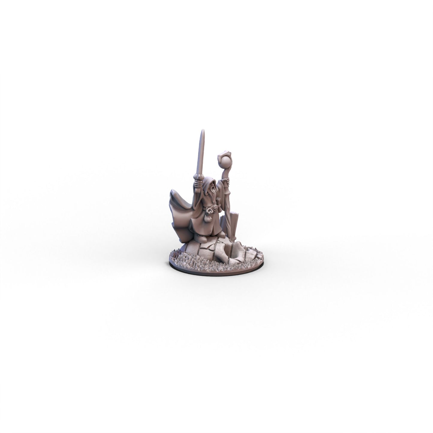Empire | Wizard with Staff and Sword (no magic) | 10mm/15mm