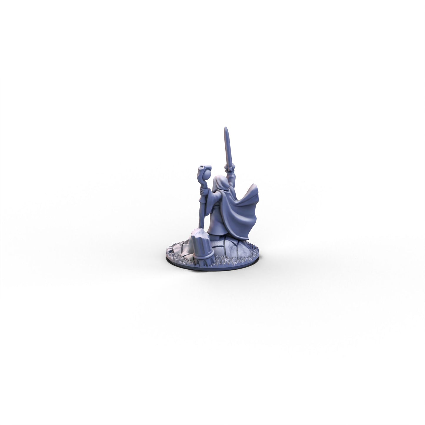 Empire | Wizard with Staff and Sword (no magic) | 10mm/15mm
