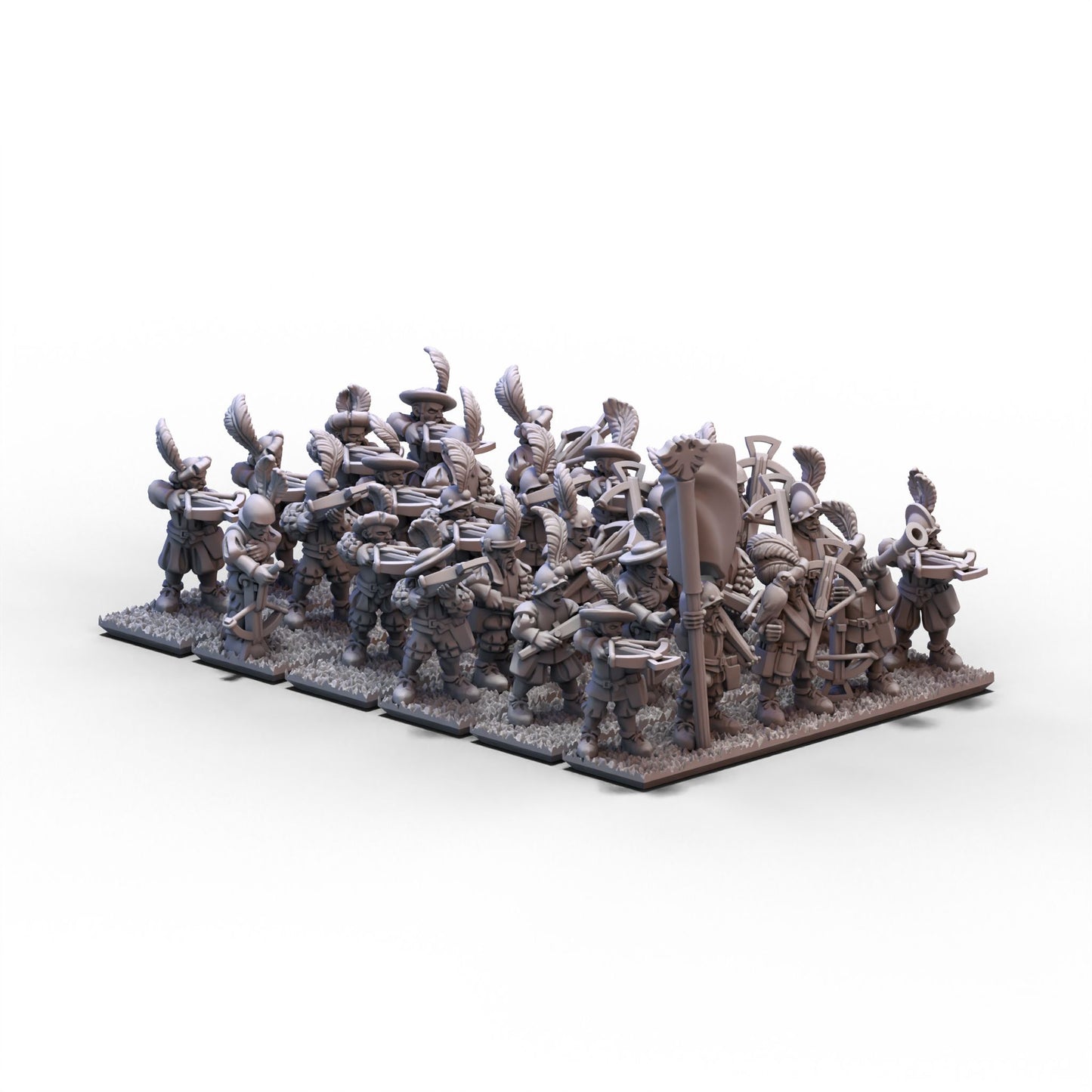 Empire | Crossbows Unit 1 (Banner 2) | 10mm/15mm
