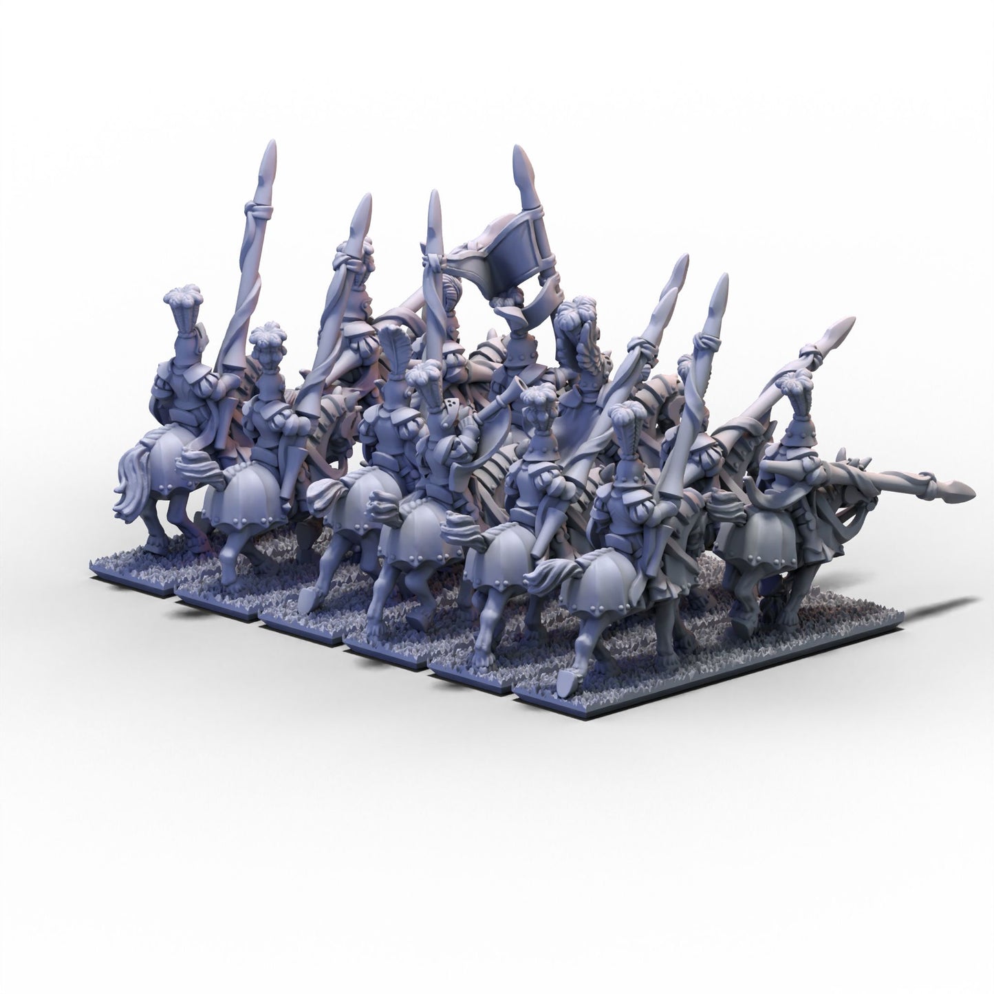 Empire | Knights Unit 1 (Banner 1) | 10mm/15mm