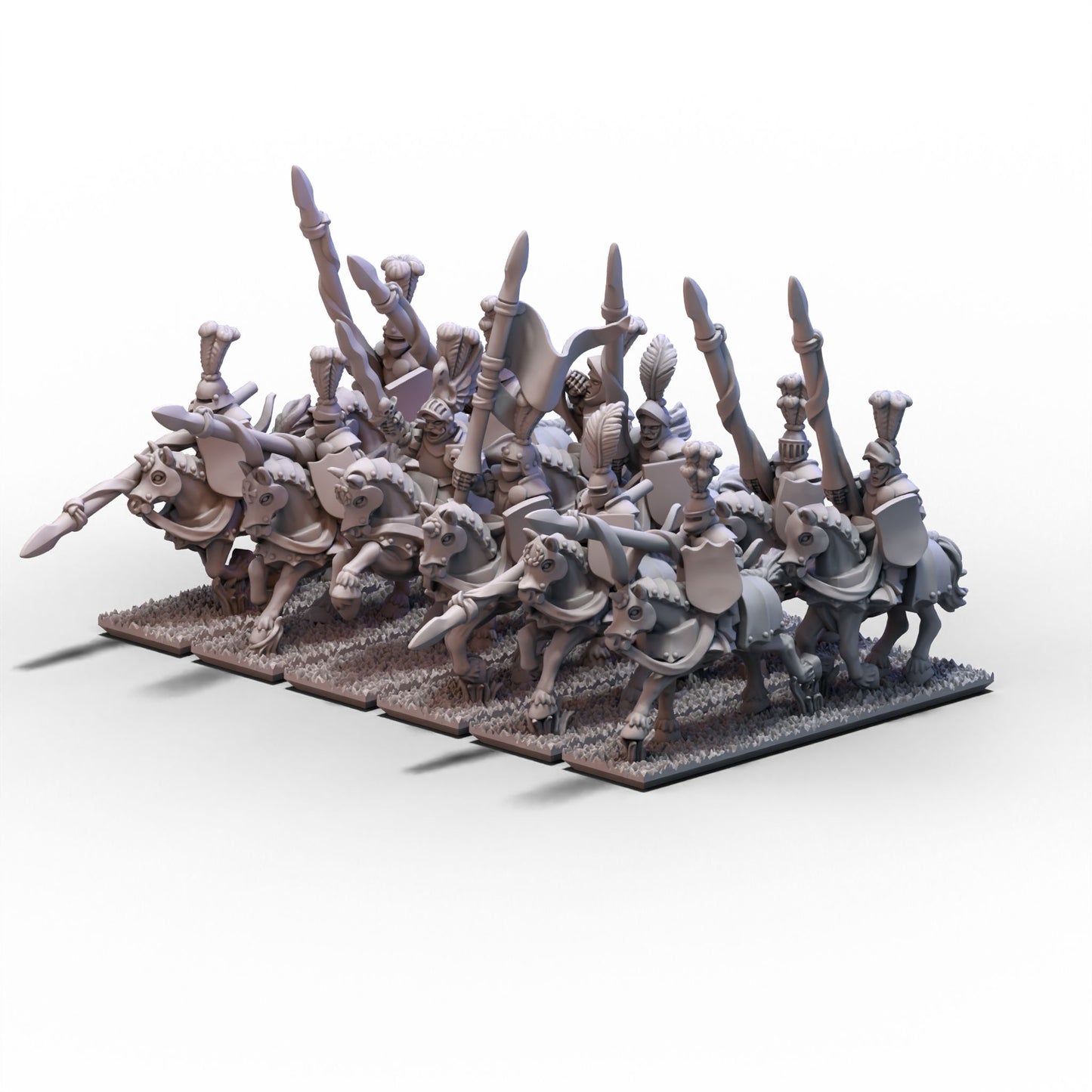 Empire | Knights Unit 1 (Banner 2) | 10mm/15mm