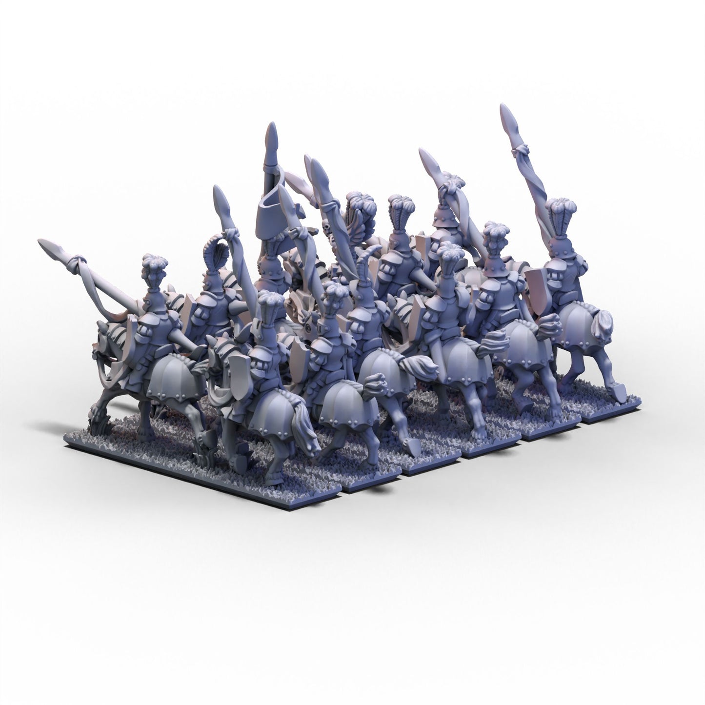 Empire | Knights Unit 1 (Banner 2) | 10mm/15mm