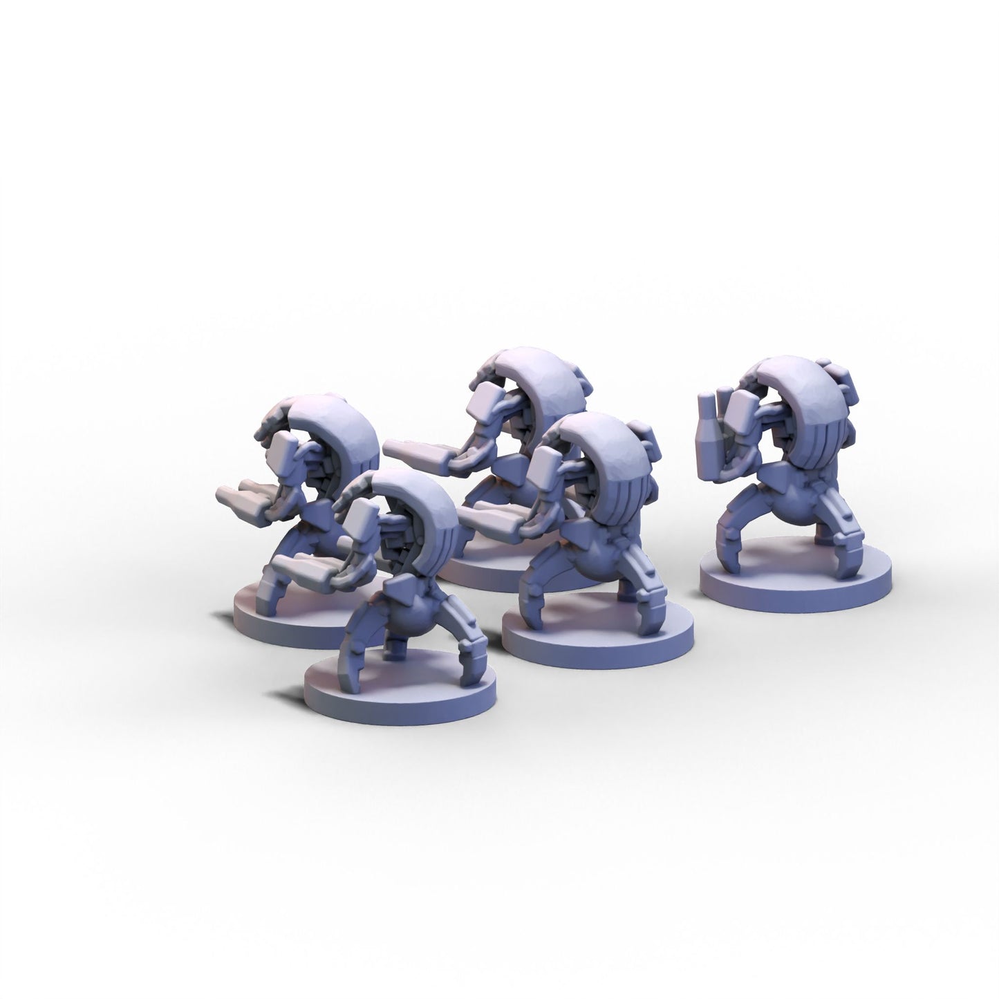 GMO Wars | Confederate Kalikoid Destroyer Bots | 6mm