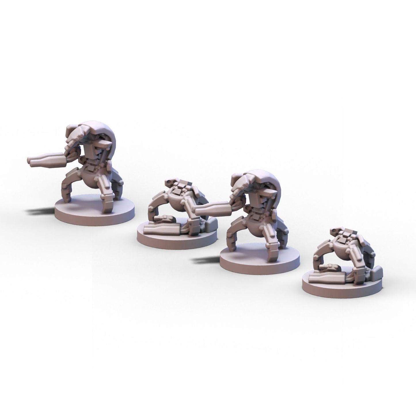 GMO Wars | Confederate Kalikoid Destroyer Bots Casualties | 6mm