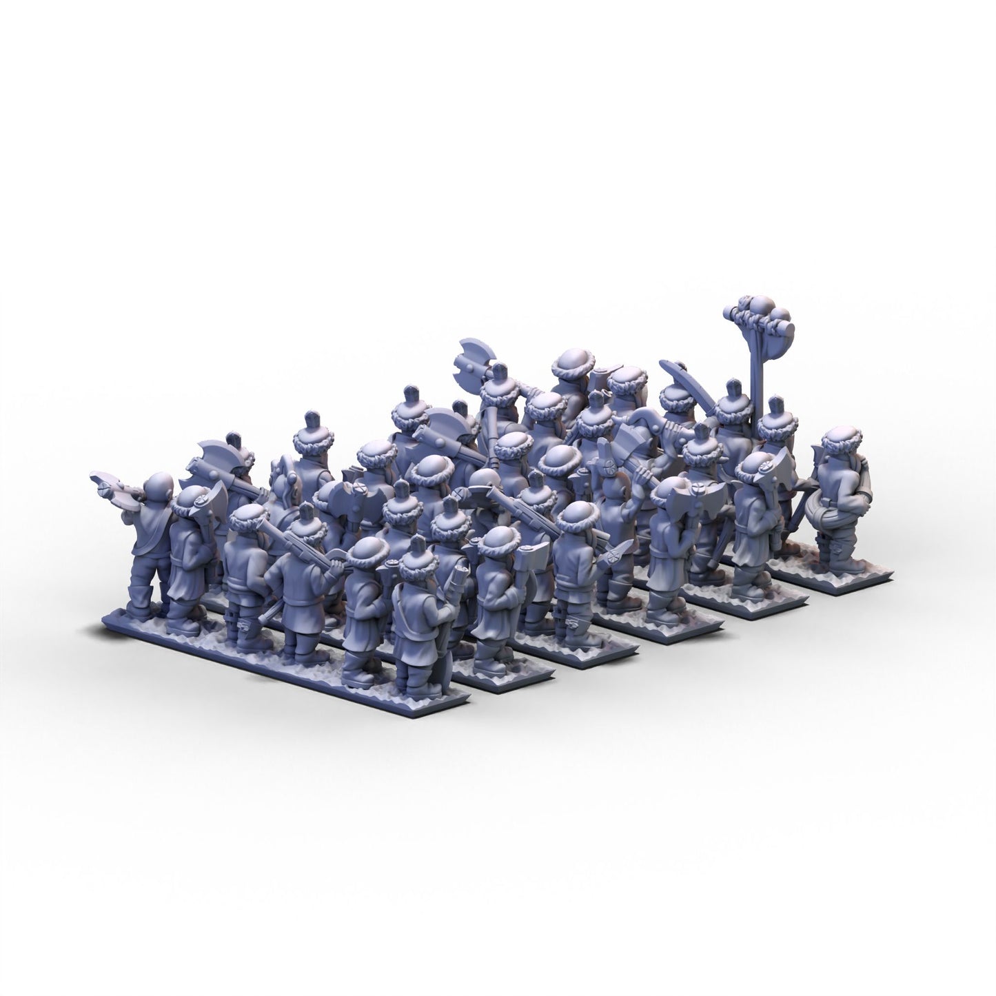 Northern Tzardom | Axemen Infantry Unit 1 | 10mm/15mm