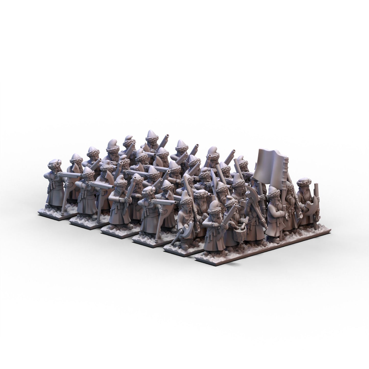 Northern Tzardom | Red Guard Infantry Unit 2 | 10mm/15mm