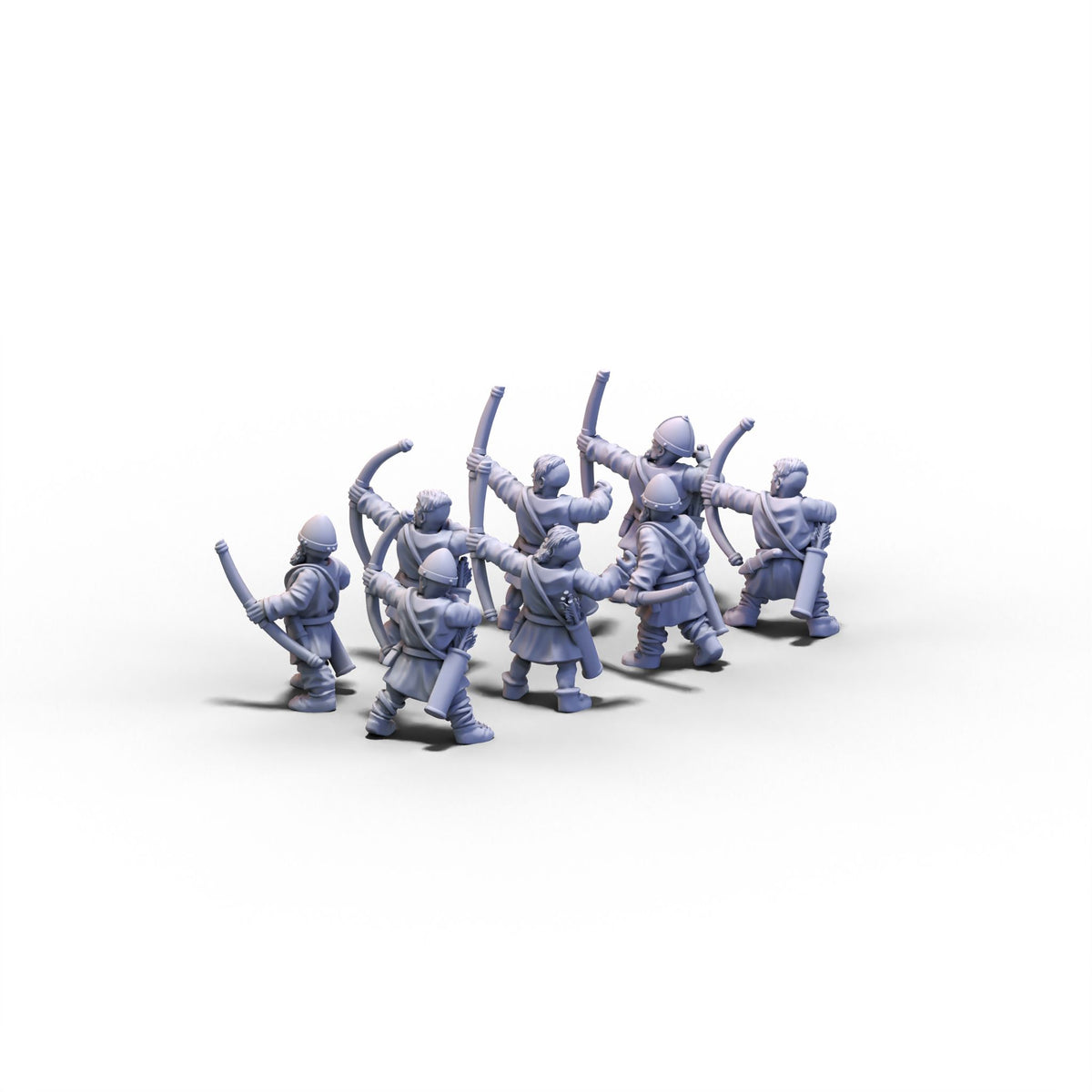Normans | Unarmored Archers | 15mm/28mm miniatures