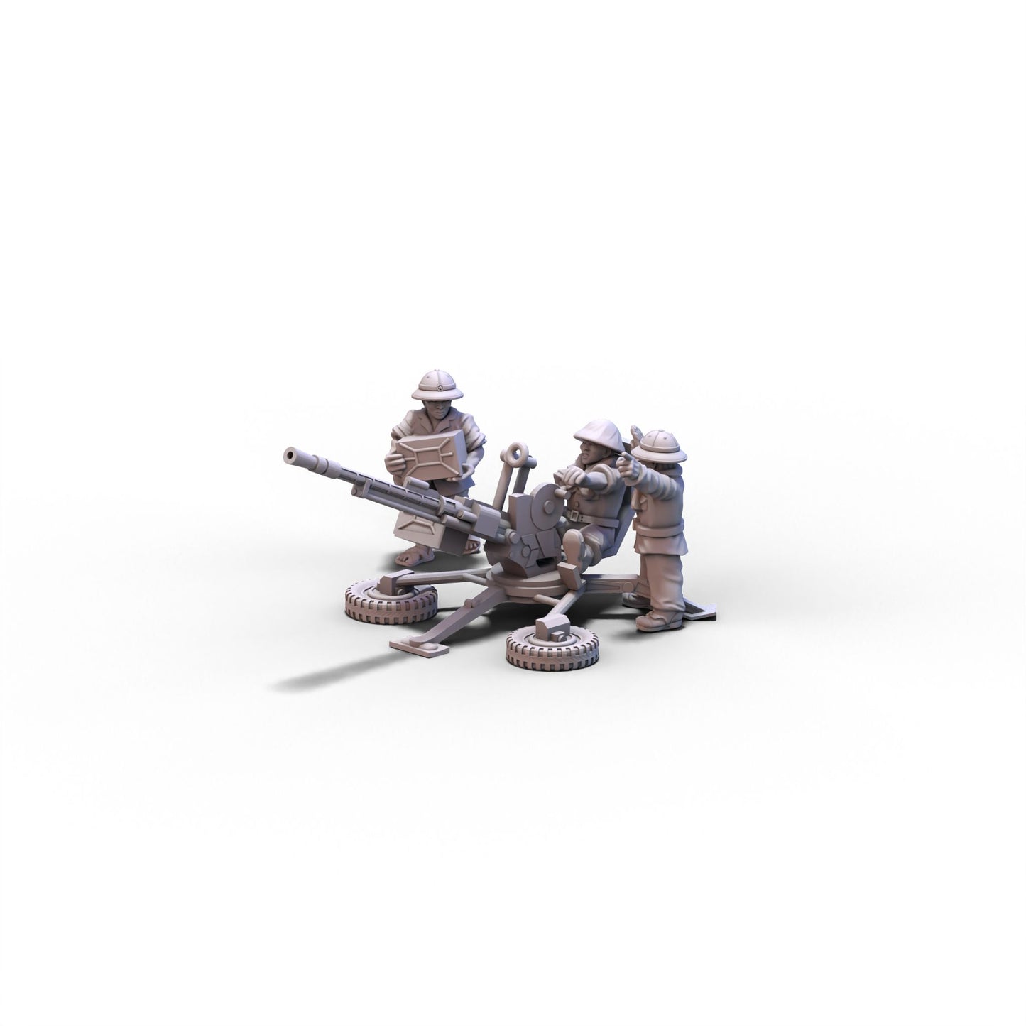 NVA | ZPU 1 Anti-Aircraft Gun (Vietnam) | 15mm/28mm miniatures
