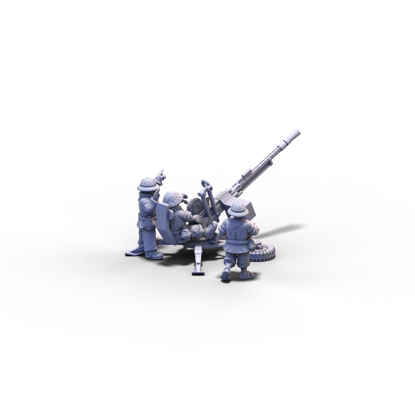 NVA | ZPU 1 Anti-Aircraft Gun (Vietnam) | 15mm/28mm miniatures