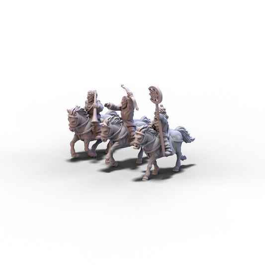 Mercenaries | Parthian Archers on Horses Command Group | 15mm/28mm miniatures