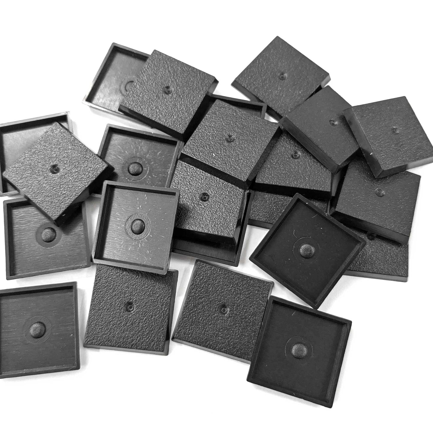 25mm square plastic bases