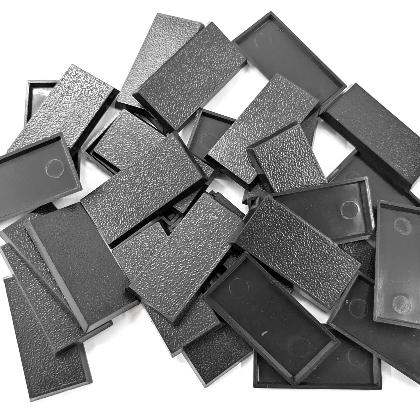 40x20mm rectangular plastic bases