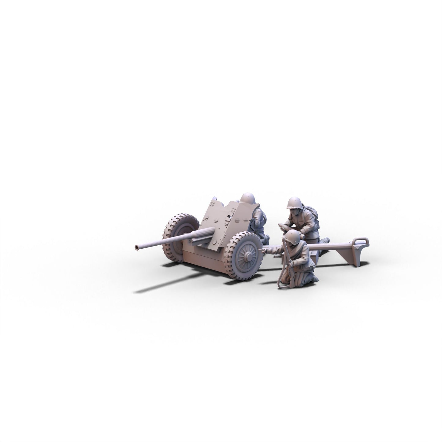 Russia | 45mm AT Cannon | 28mm miniatures