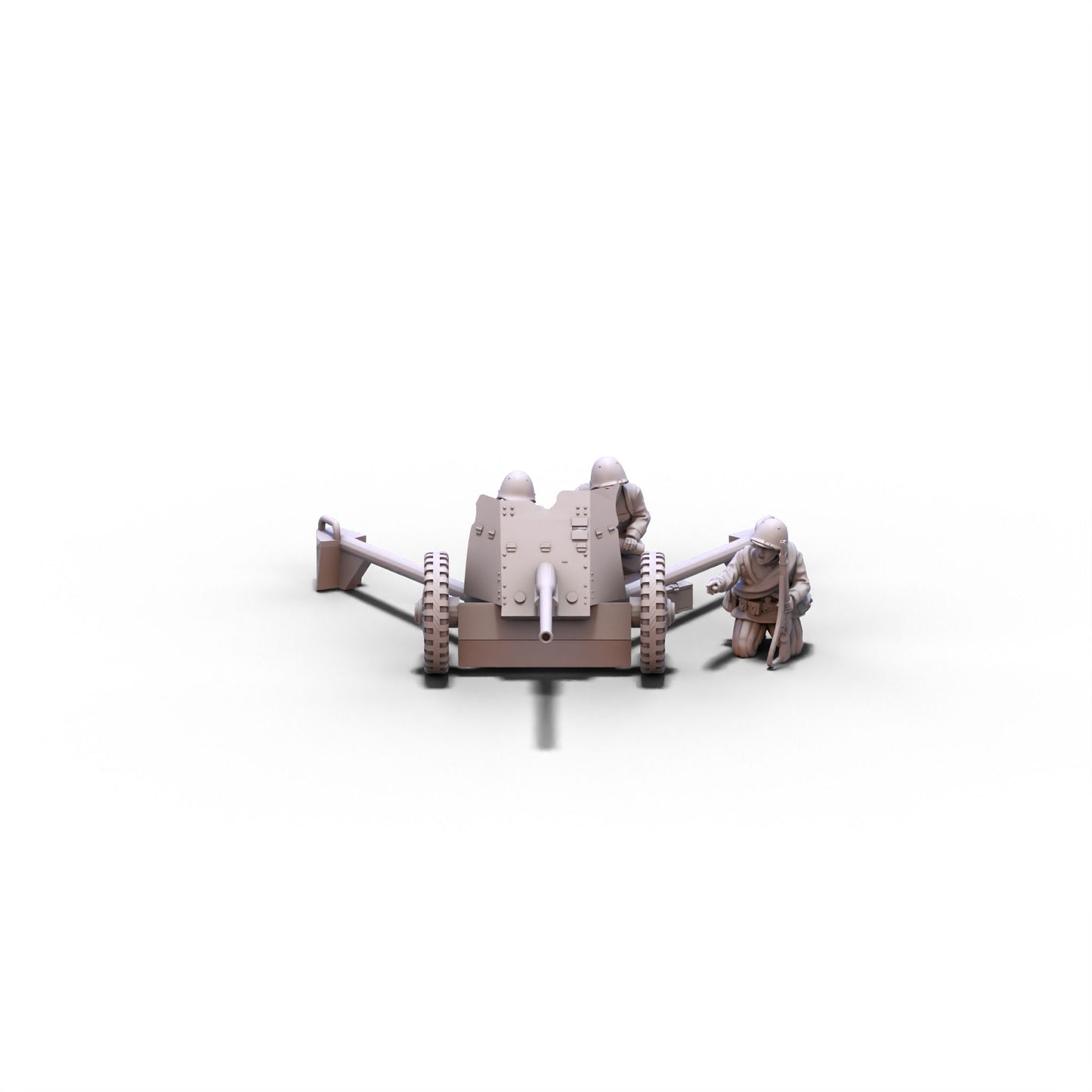Russia | 45mm AT Cannon | 28mm miniatures
