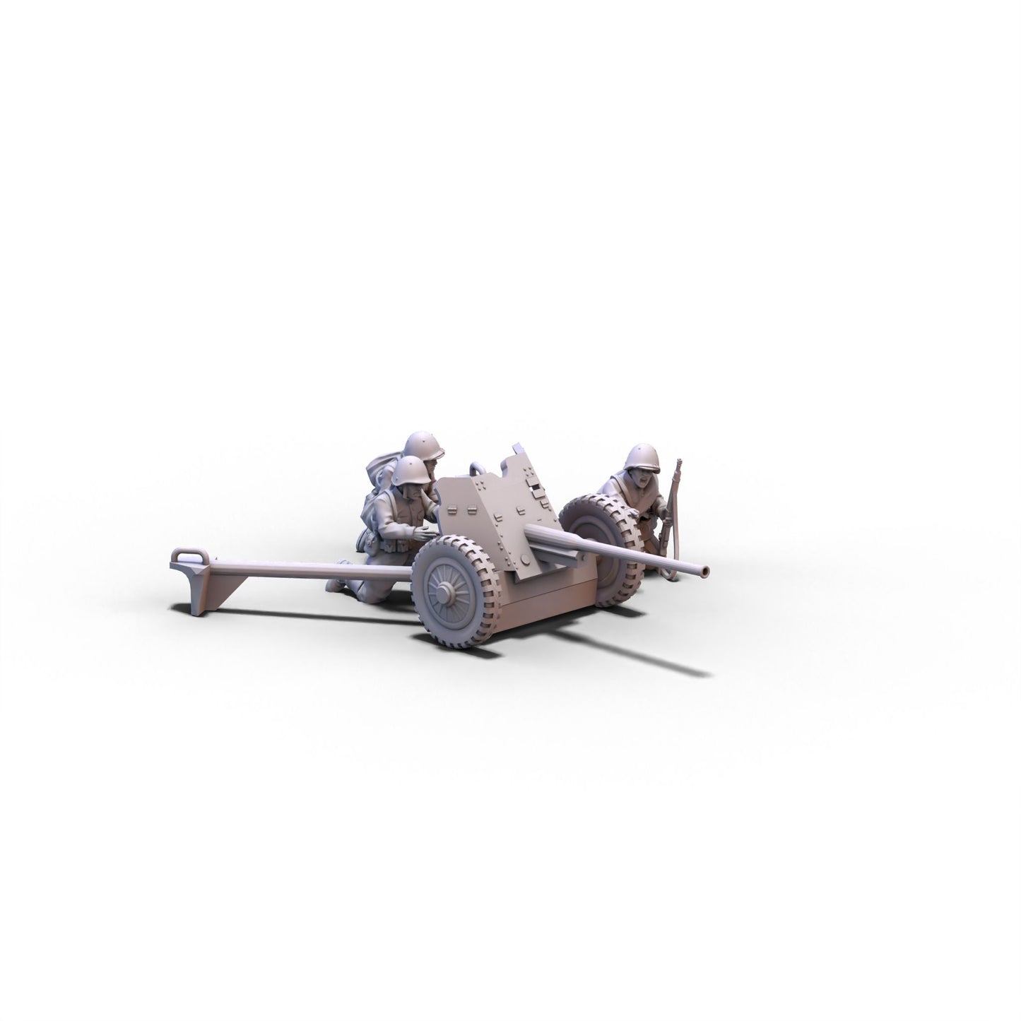 Russia | 45mm AT Cannon | 28mm miniatures