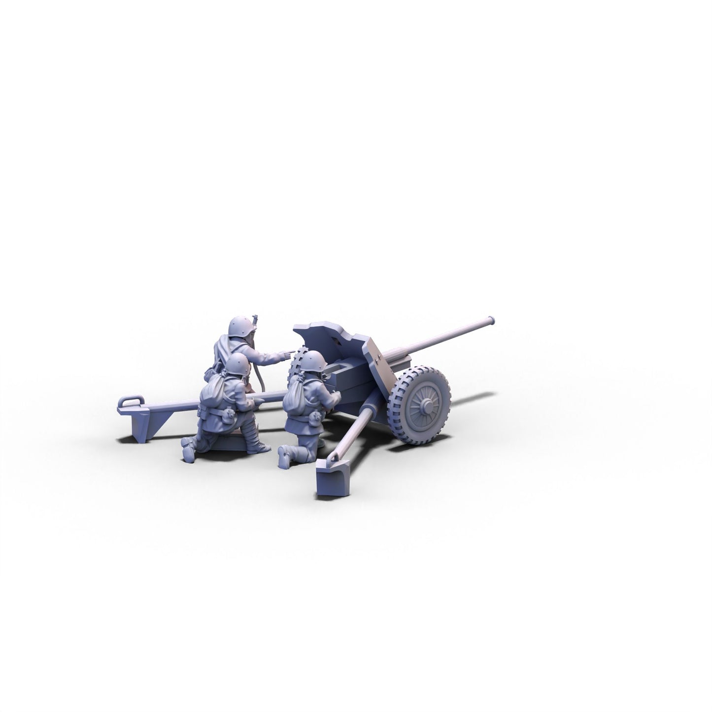 Russia | 45mm AT Cannon | 28mm miniatures