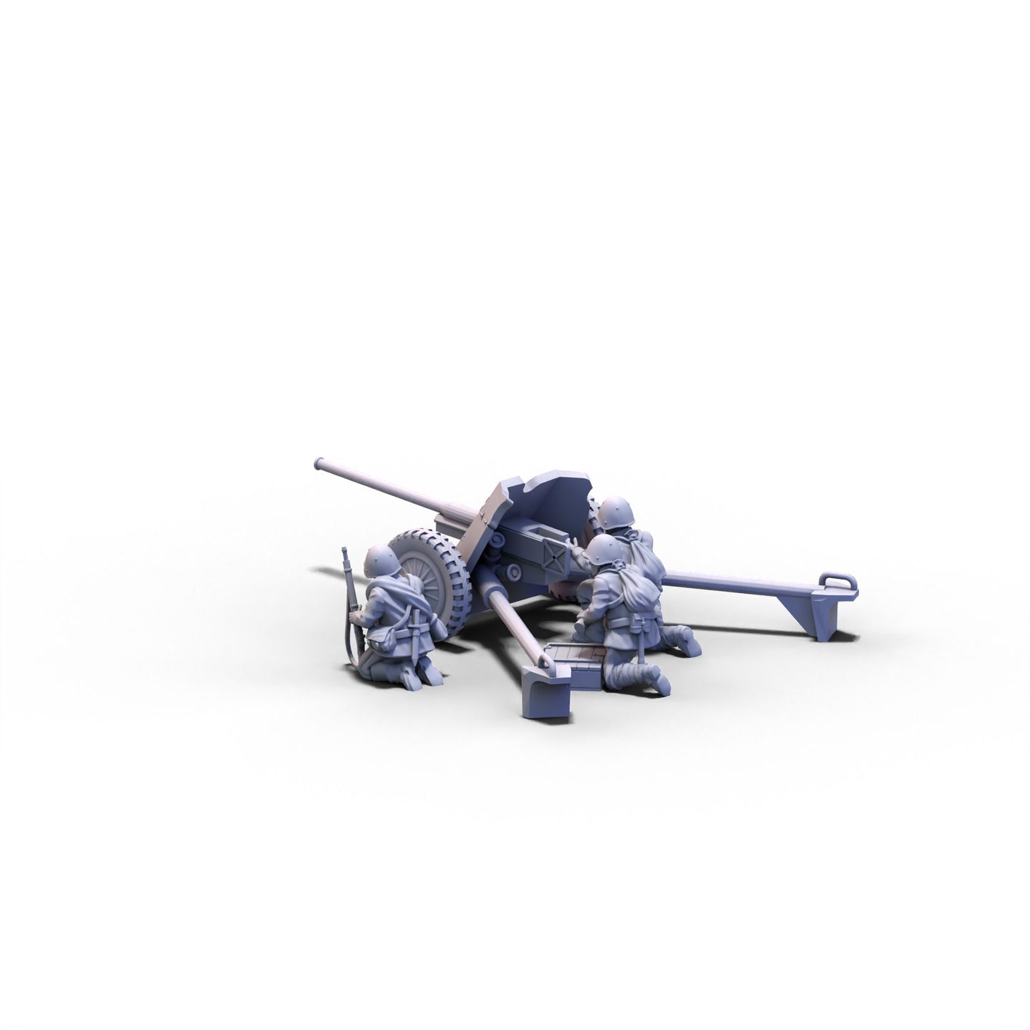 Russia | 45mm AT Cannon | 28mm miniatures