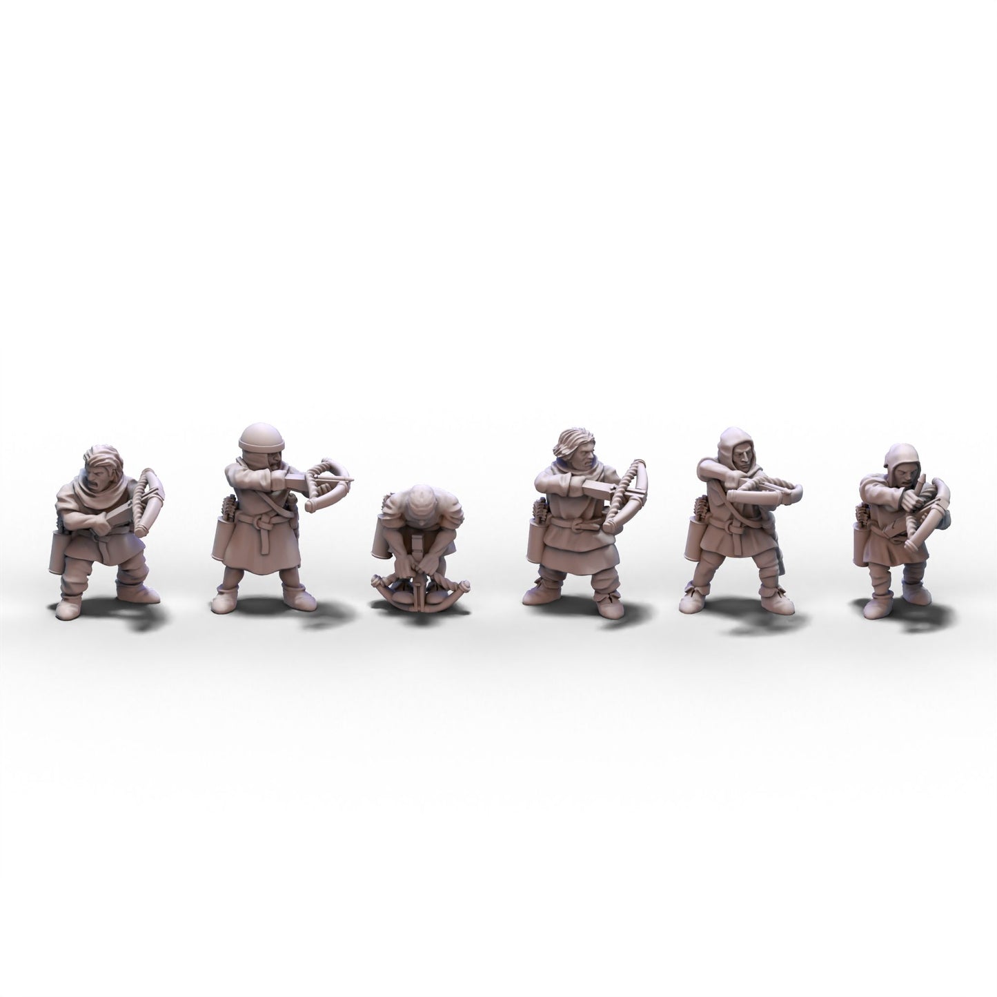 Spain | Spanish Levies with Crossbows | 15mm/28mm miniatures