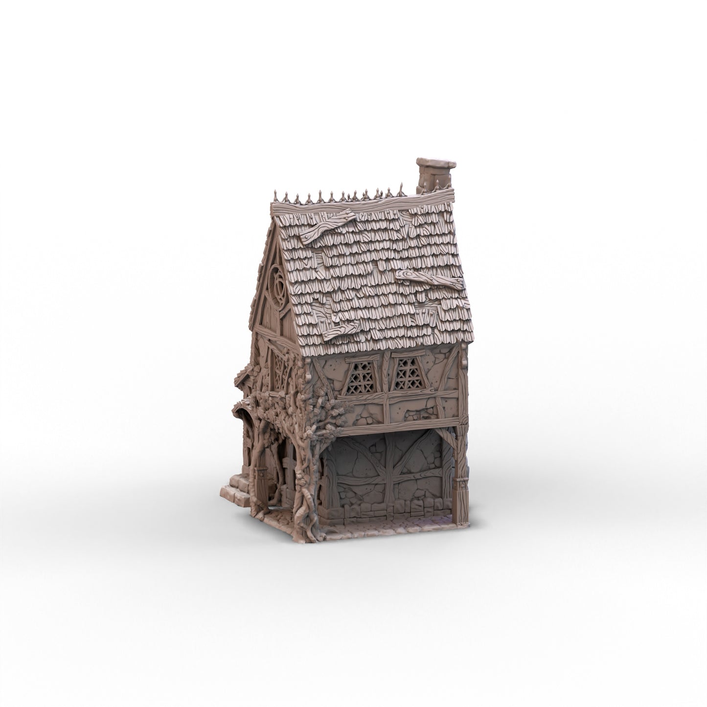 City of Tarok - Healer's House - Ivy - Damaged | 10mm