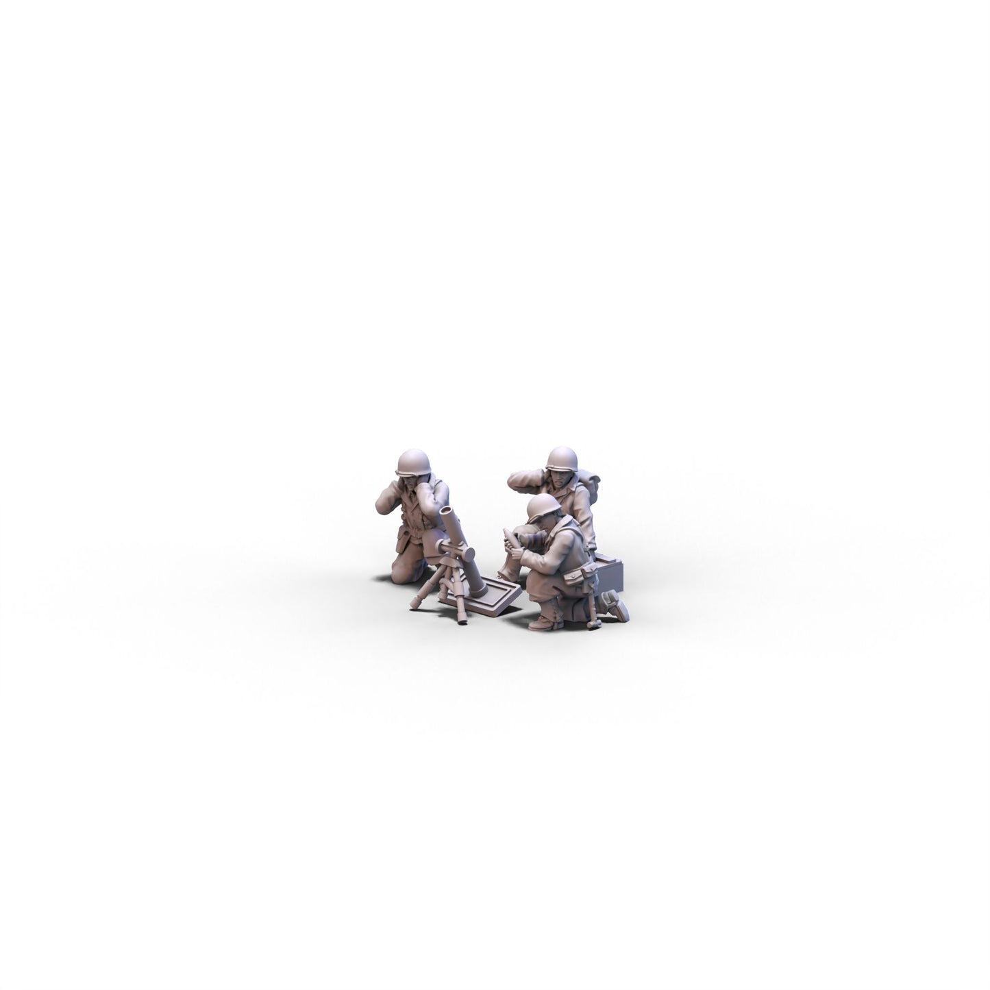USA | Medium Mortar Team 2 | 28mm miniatures
