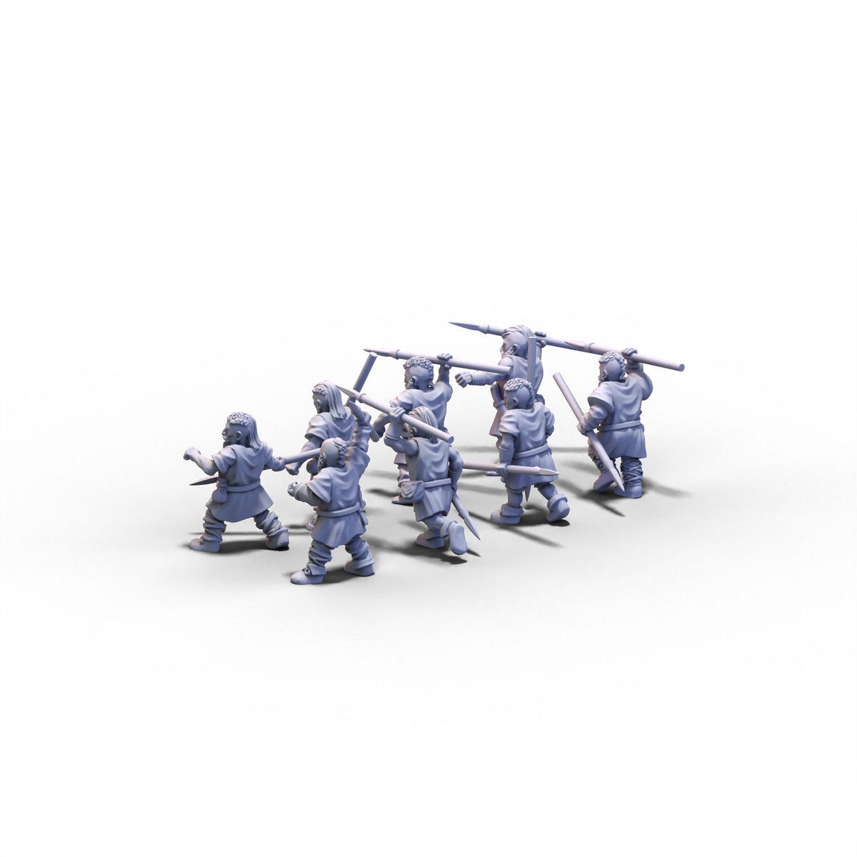 Vikings | Levies with Javelins | 15mm/28mm miniatures
