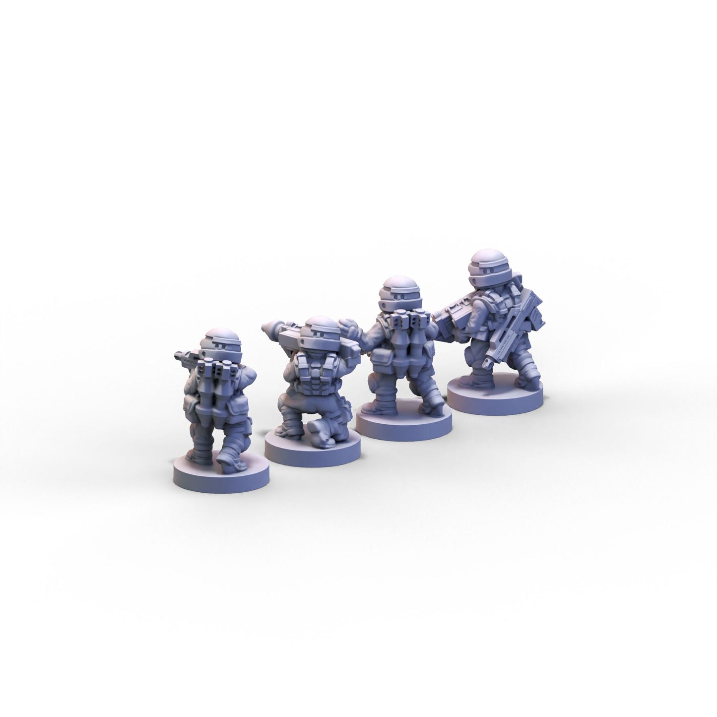 Voidship Troopers | Federal Infantry Nuke Team | 6mm
