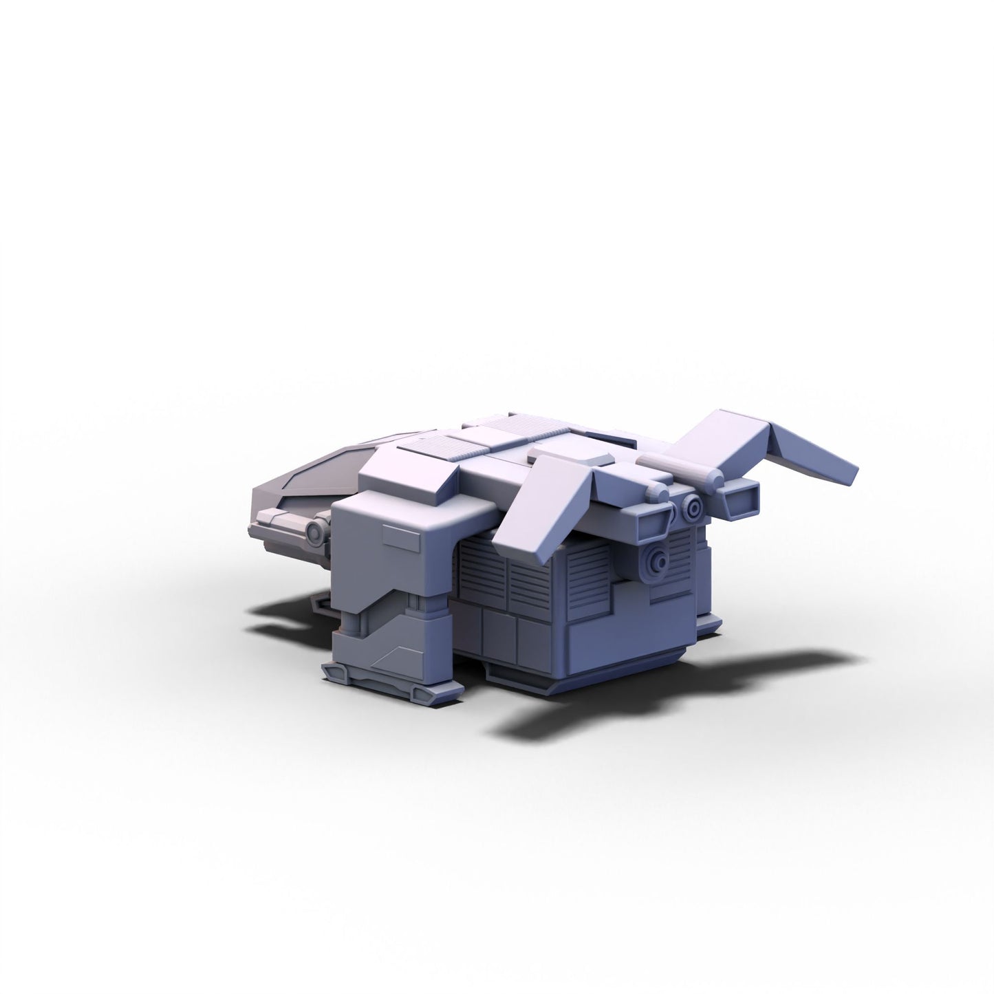 Voidship Troopers | Federal Infantry Sickle Dropship (Landed) | 6mm