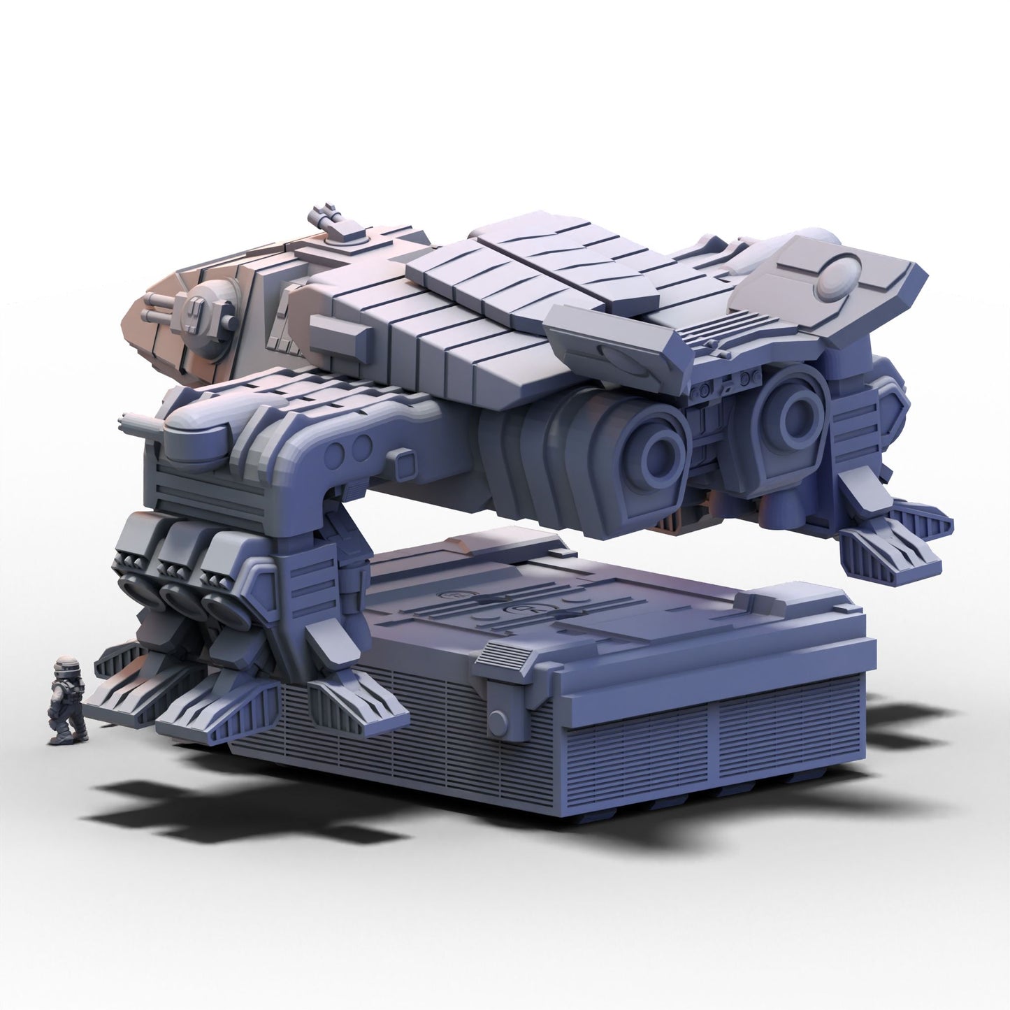 Voidship Troopers | Federal Infantry Valhalla Dropship | 6mm