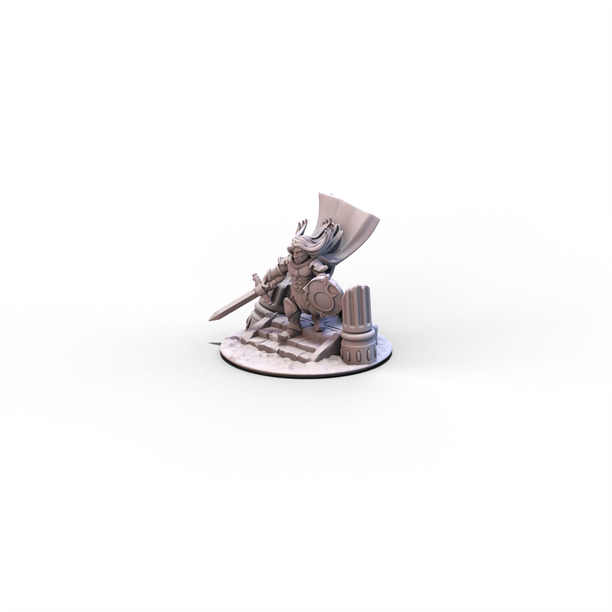 Araby Hero on Elephant - 10mm - Warmaster - UNPAINTED Araby Hero on Elephant - 10mm - Warmaster - UNPAINTED