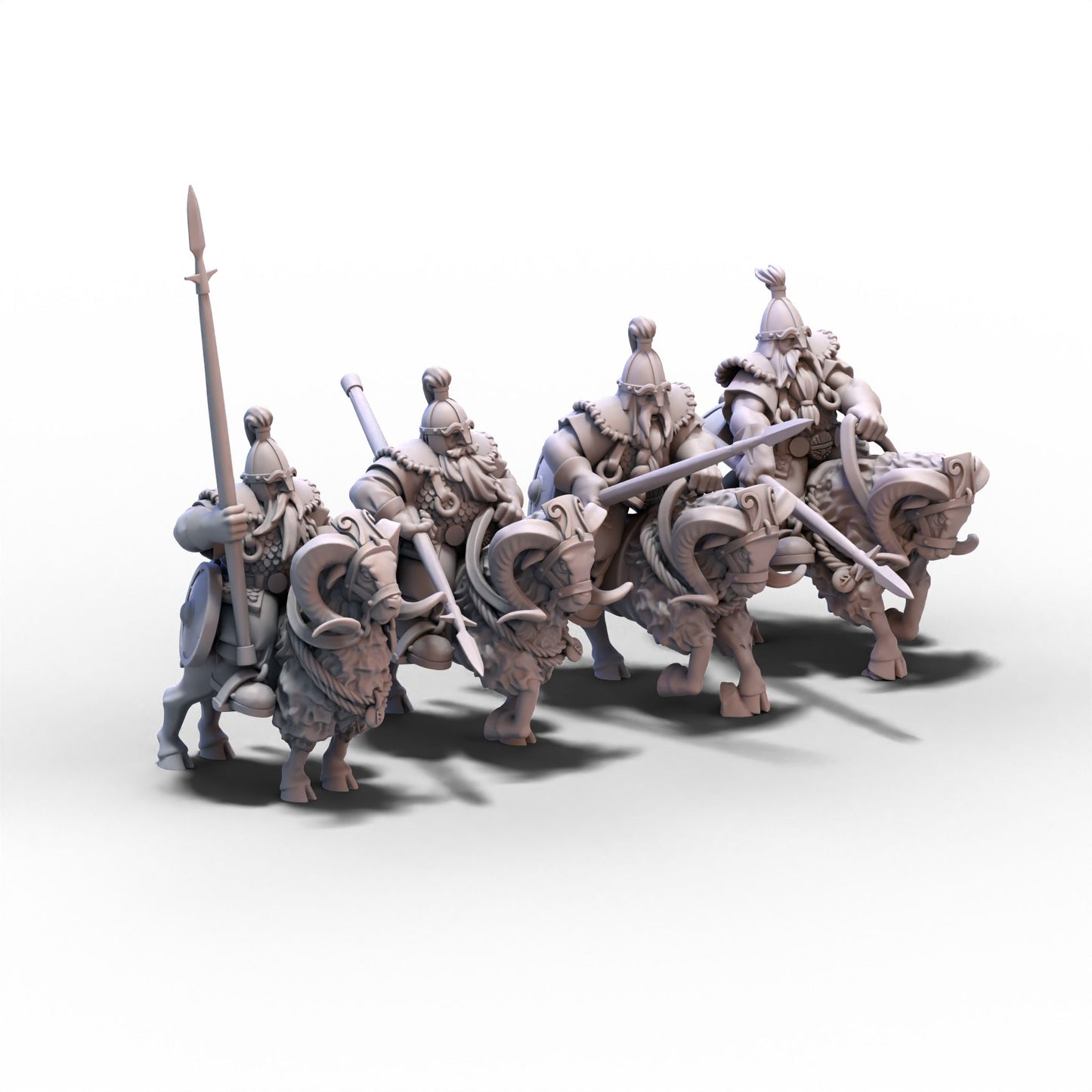 Sons of Ymir | Mounted Dwarf Light Cavalry | 28mm/32mm