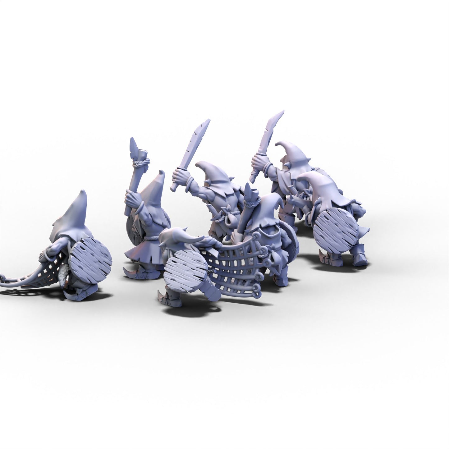 Goblin Tribes | Swamp Goblins with Hand Weapons | 28mm/32mm