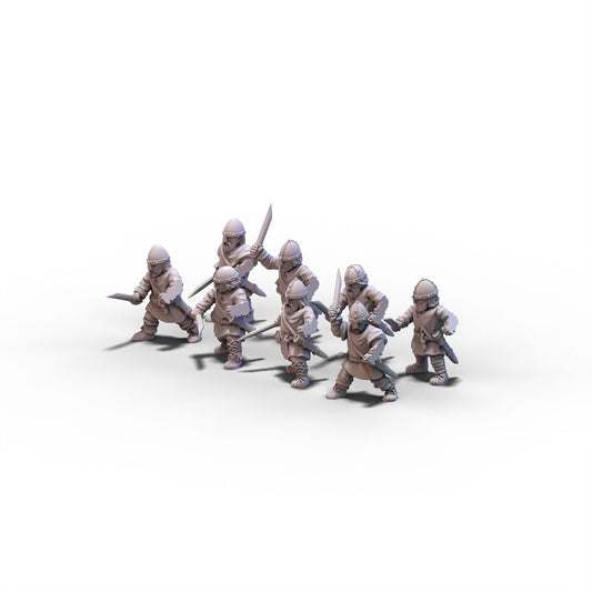 Anglo-Saxons | Warriors with Seaxes | 15mm/28mm miniatures