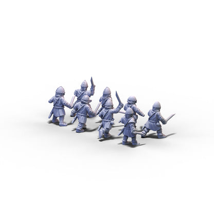 Anglo-Saxons | Warriors with Seaxes | 15mm/28mm miniatures