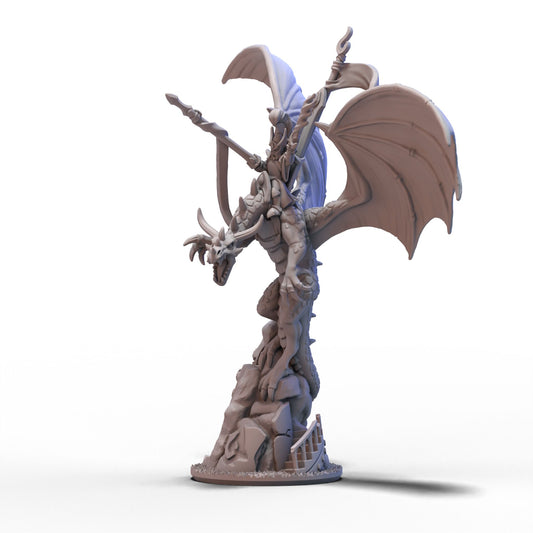 Aurethil Court | Dragon with Hero | 10mm/15mm