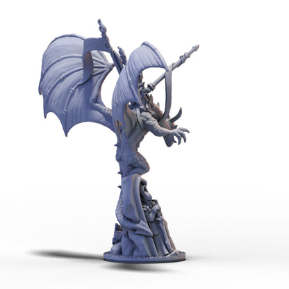 Aurethil Court | Dragon with Hero | 10mm/15mm