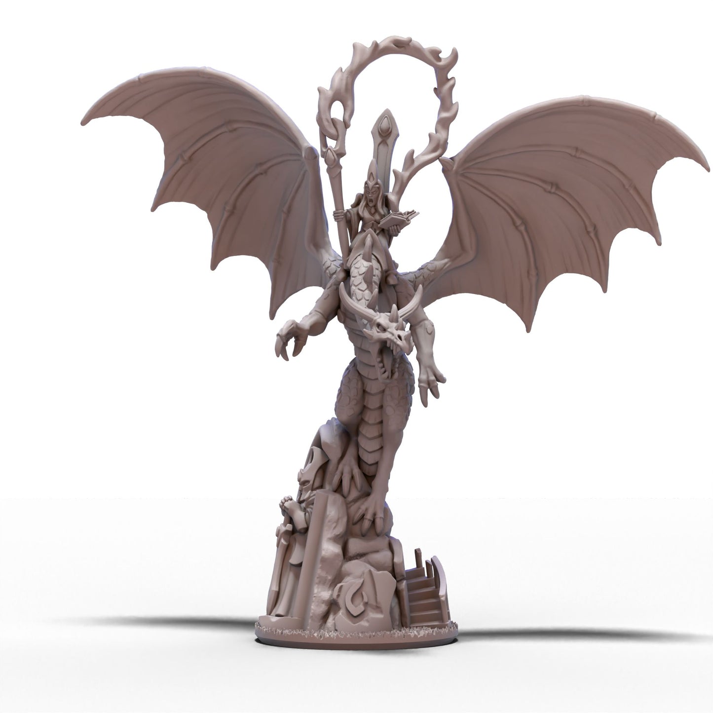 Aurethil Court | Dragon with Wizard | 10mm/15mm