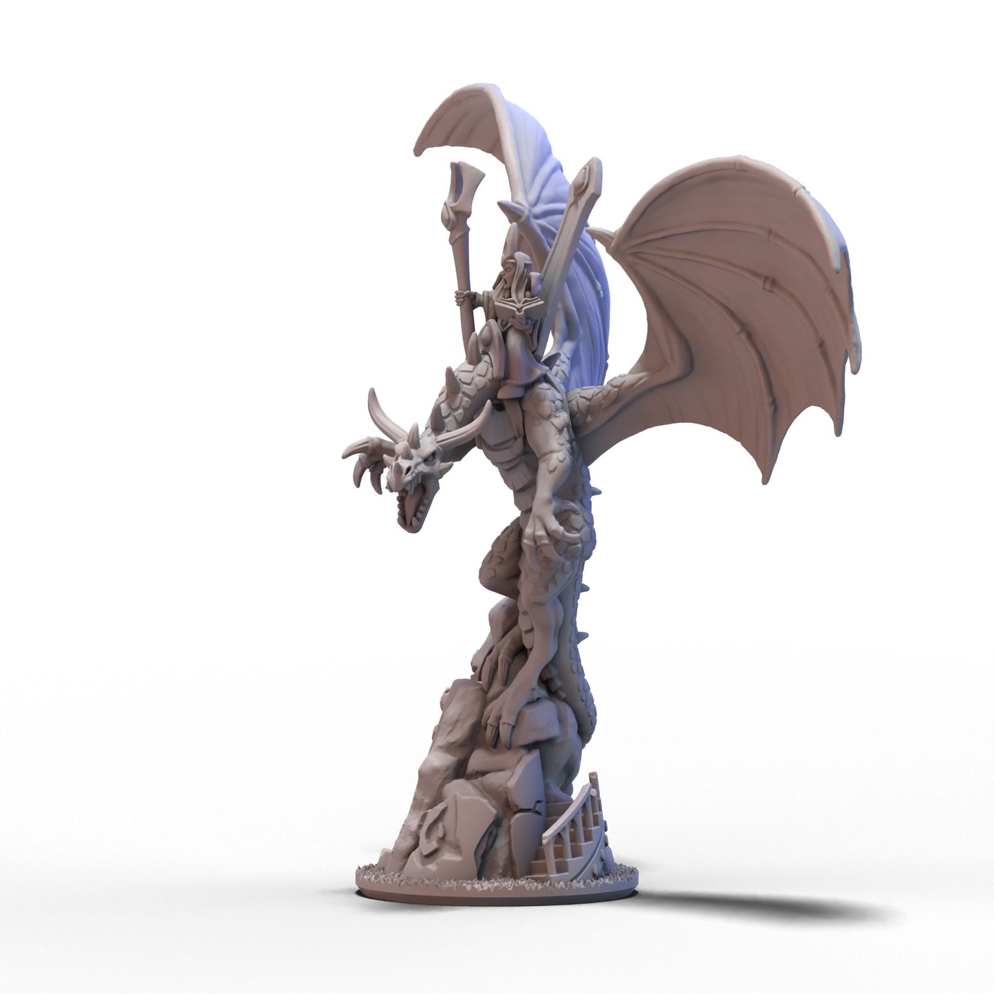 Aurethil Court | Dragon with Wizard (no magic) | 10mm/15mm