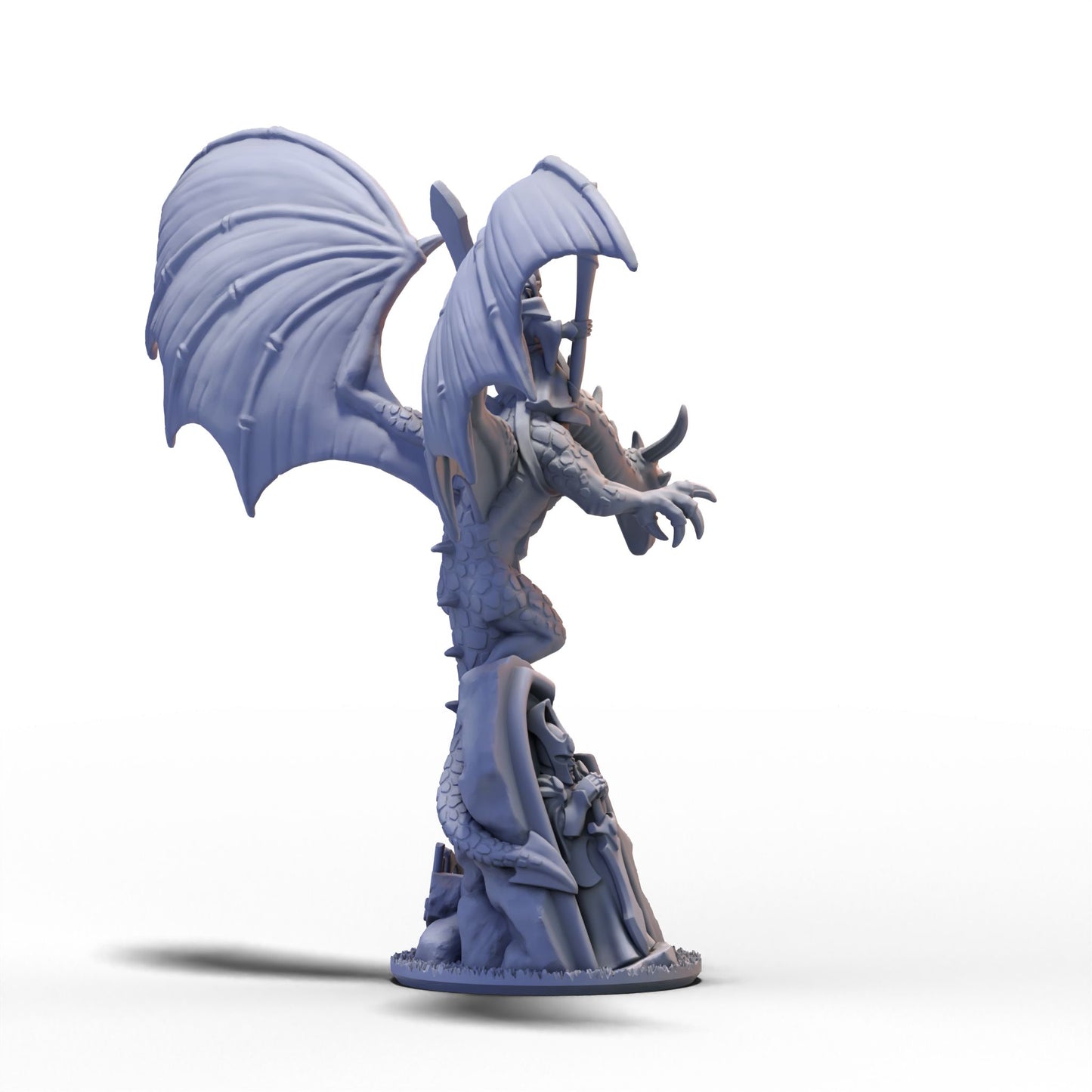 Aurethil Court | Dragon with Wizard (no magic) | 10mm/15mm