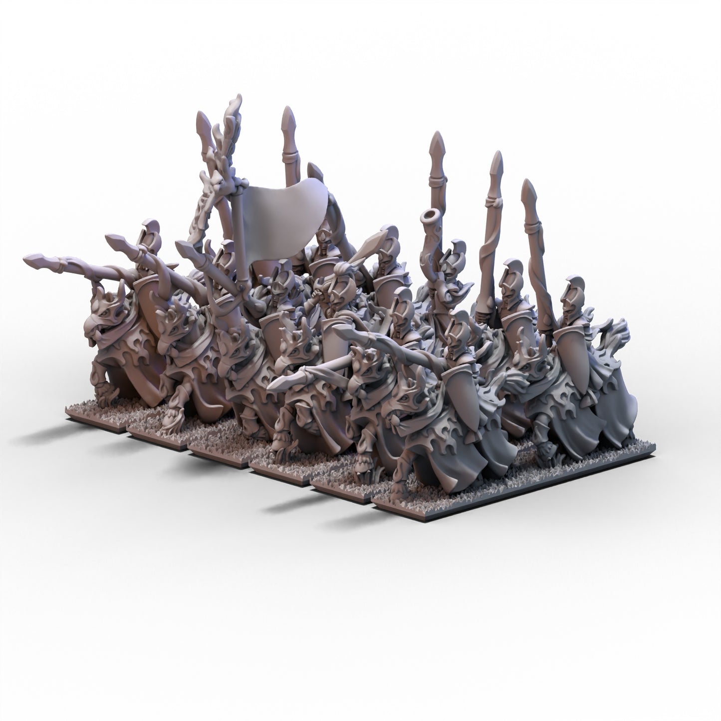 Aurethil Court | Heavy Cavalry Unit 1 | 10mm/15mm