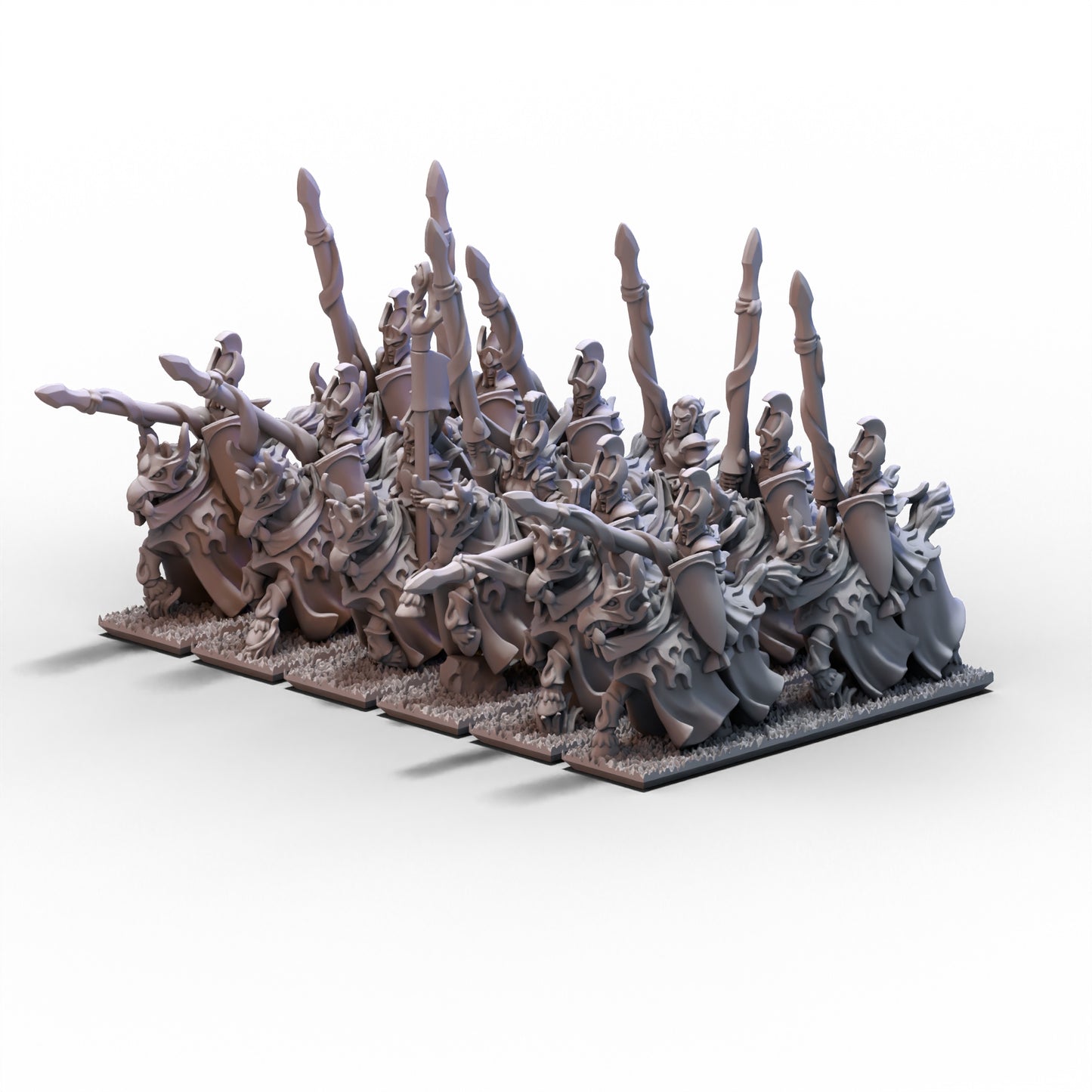 Aurethil Court | Heavy Cavalry Unit 2 | 10mm/15mm