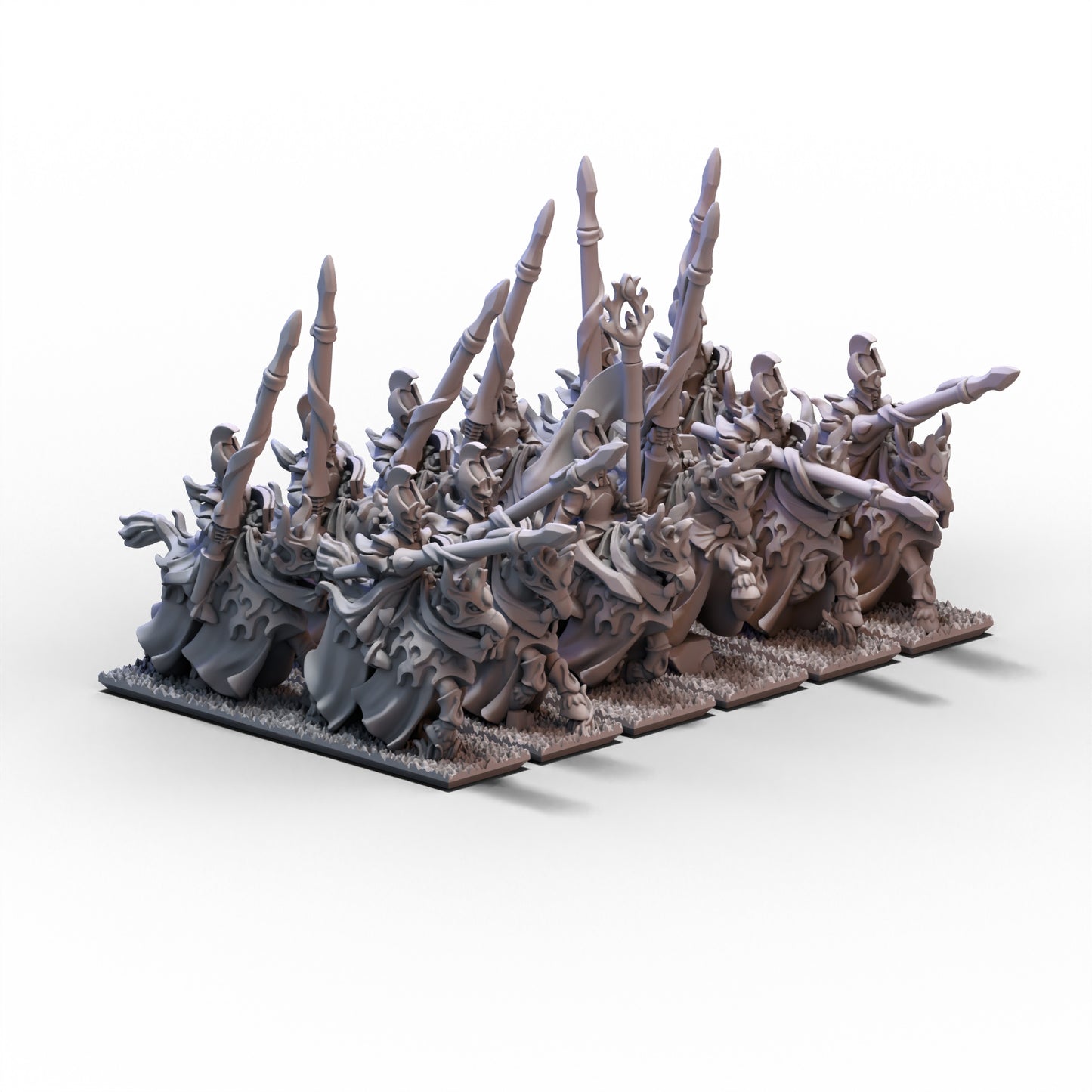 Aurethil Court | Heavy Cavalry Unit 2 | 10mm/15mm